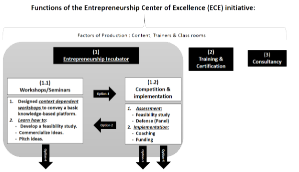 Entrepreneurship Centre of Excellence initiative
