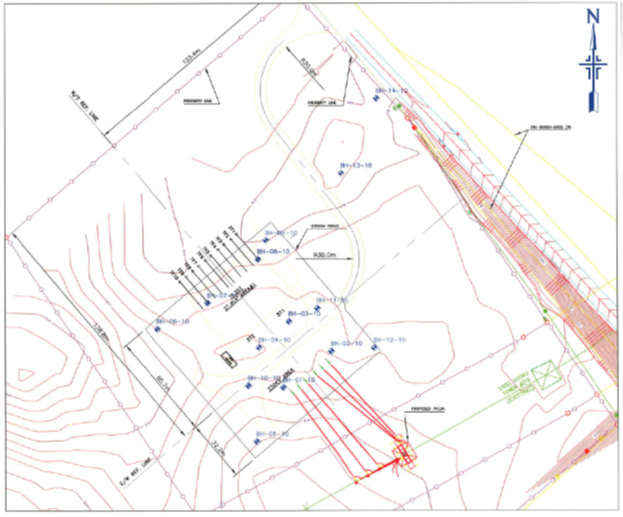 Design of a Habitation Compound in a Difficult Soil