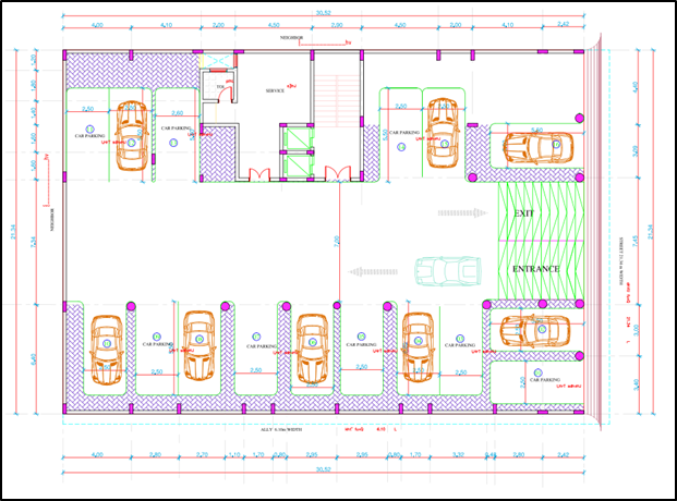 Design of a Habitation Compound in a Difficult Soil