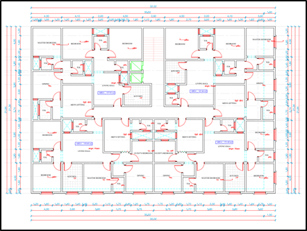 Design of a Habitation Compound in a Difficult Soil