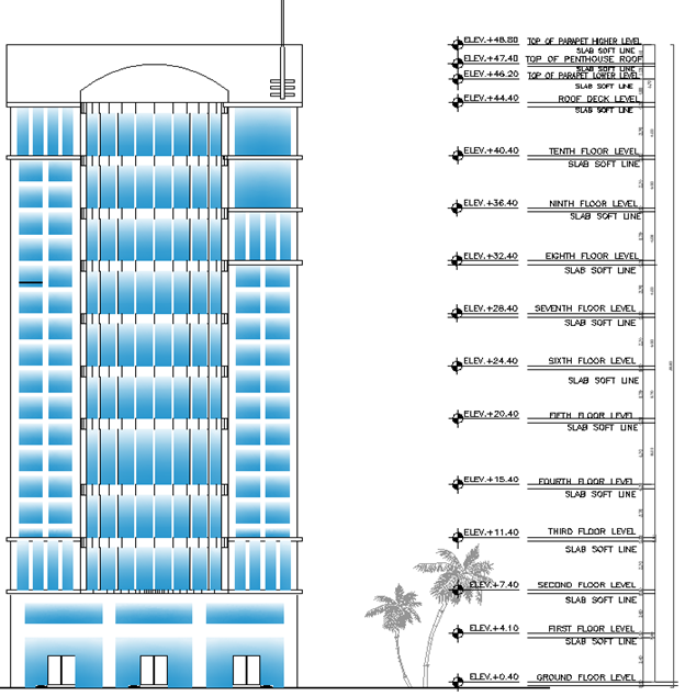 Design of High-Rise Building on Soft Clayed Soil