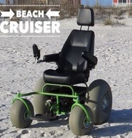 Solar Powered Ergonomic Beach Wheel Chair: Mobility For Physically Challenged