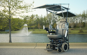 Solar Powered Ergonomic Beach Wheel Chair: Mobility For Physically Challenged